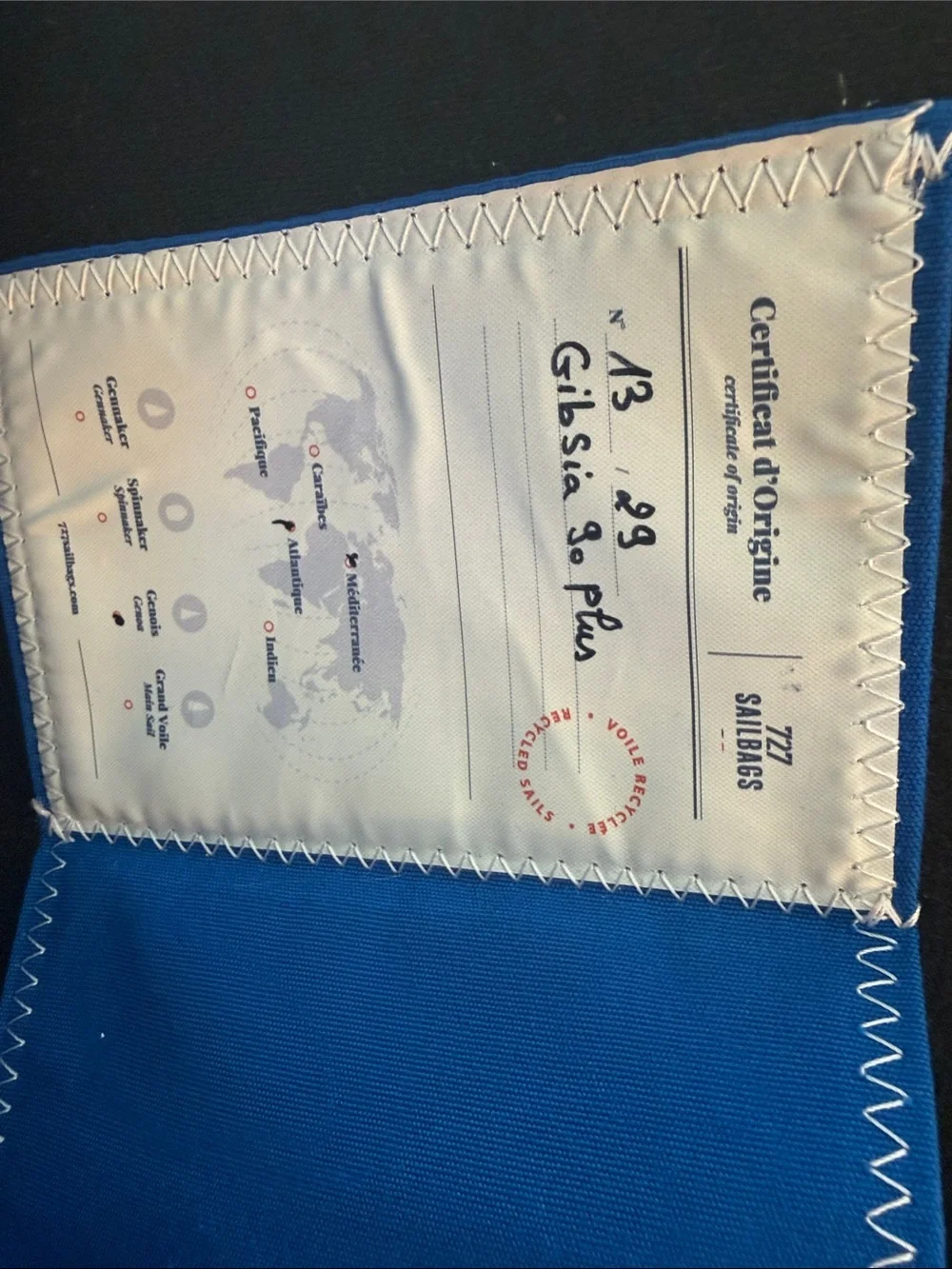 727 Sail Bags Mappy Business Bag